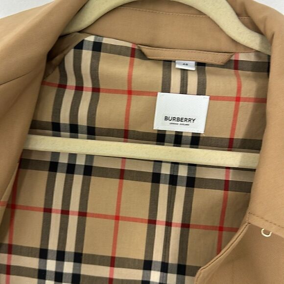 Burberry London Logo Tape Cotton Car Coat - Picture 11 of 16
